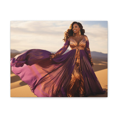 "Royal African Queen" Canvas Gallery Wrap