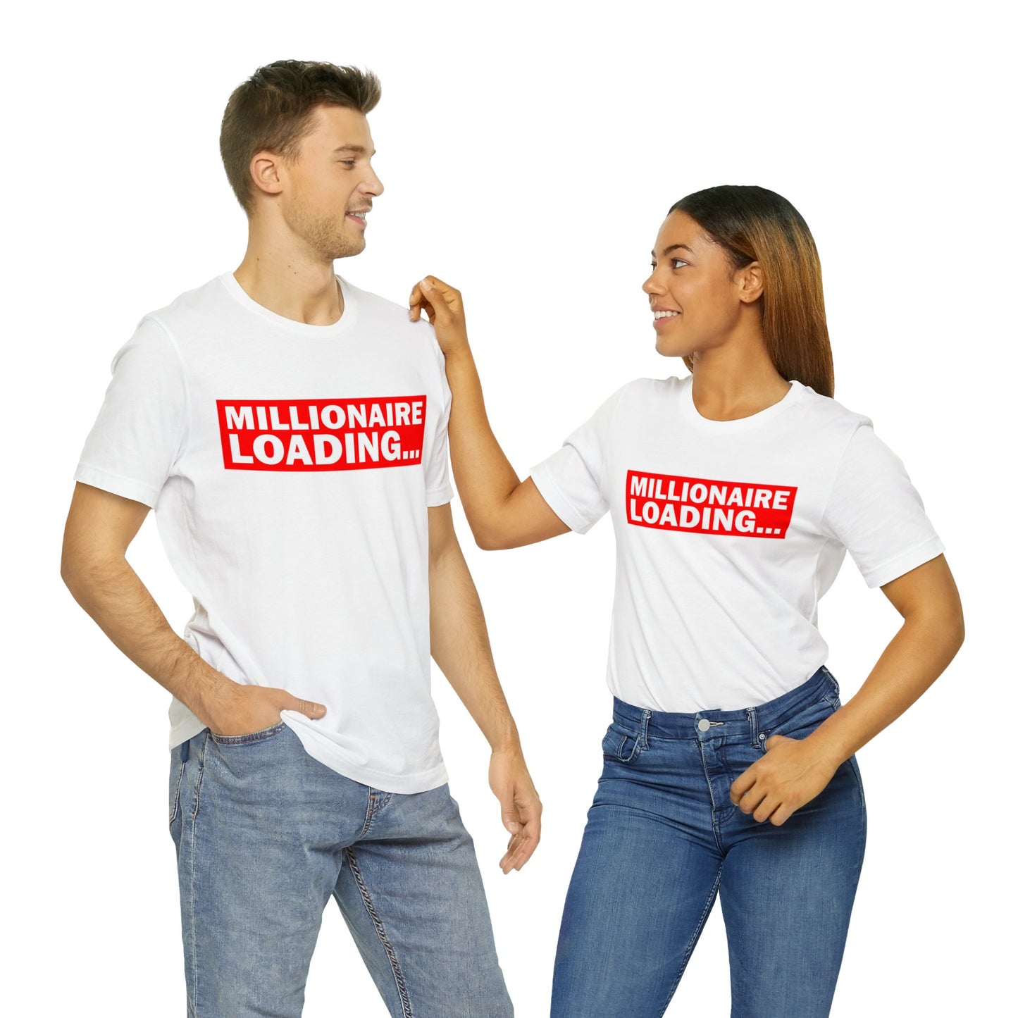 Millionaire Loading Unisex Jersey Short Sleeve Tee