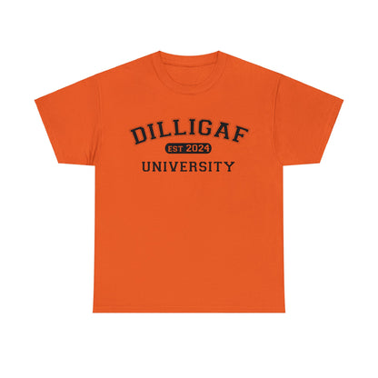 DILLIGAF University Unisex Heavy Cotton Tee