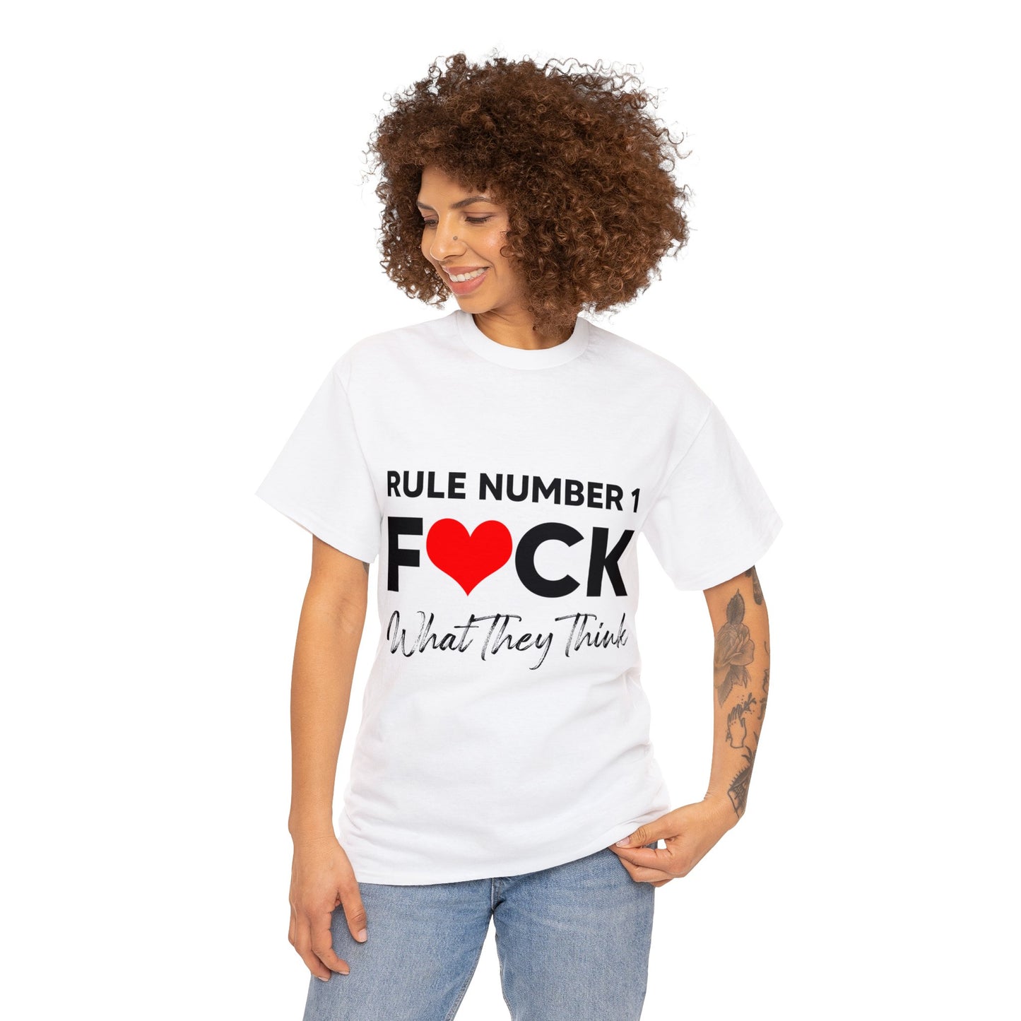 "Rule Number 1..." Unisex Heavy Cotton Tee