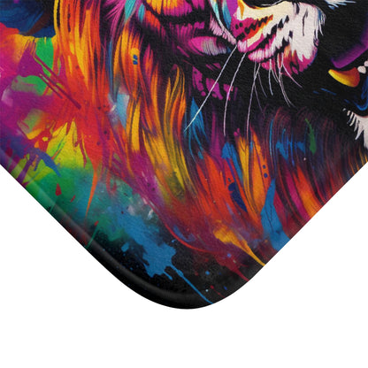 Lionheart Graffiti Bath Mat