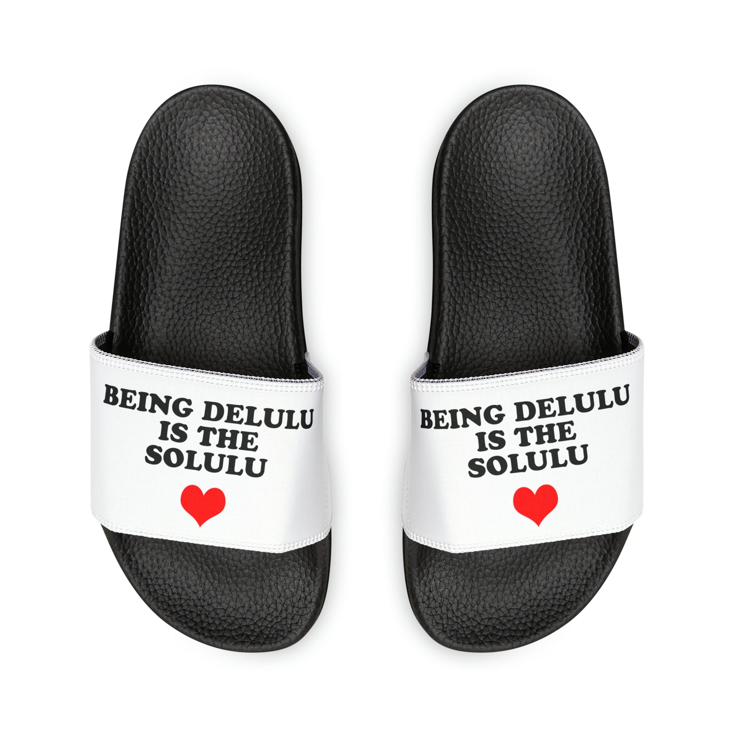 Being Delulu Women's PU Slide Sandals