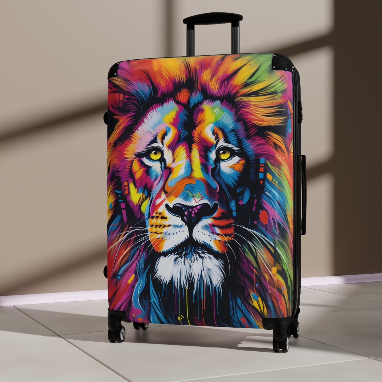 RoarArt Graffiti Lion Suitcase