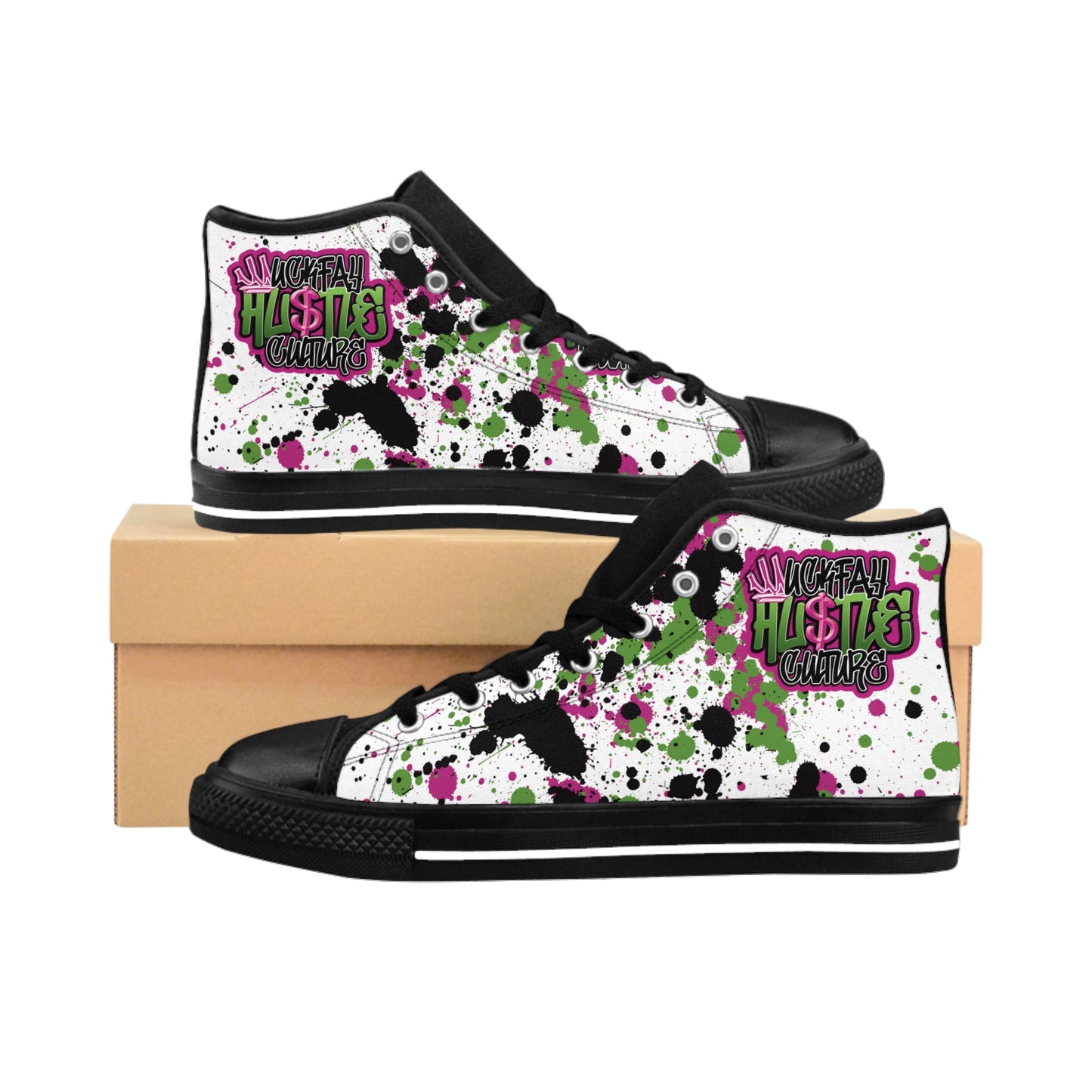 Uckfay Hu$tle Culture Women's Classic Sneakers