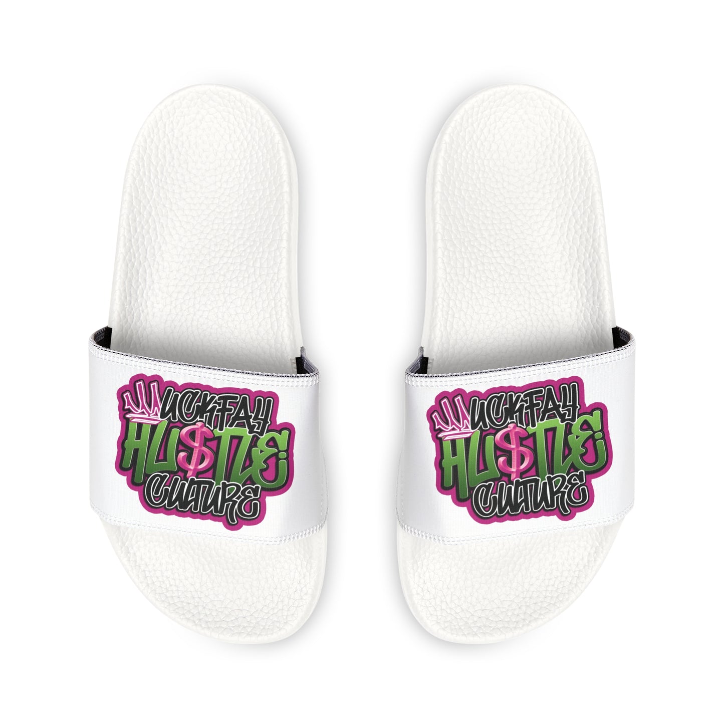 Uckfay Hu$tle Culture Women's PU Slide Sandals