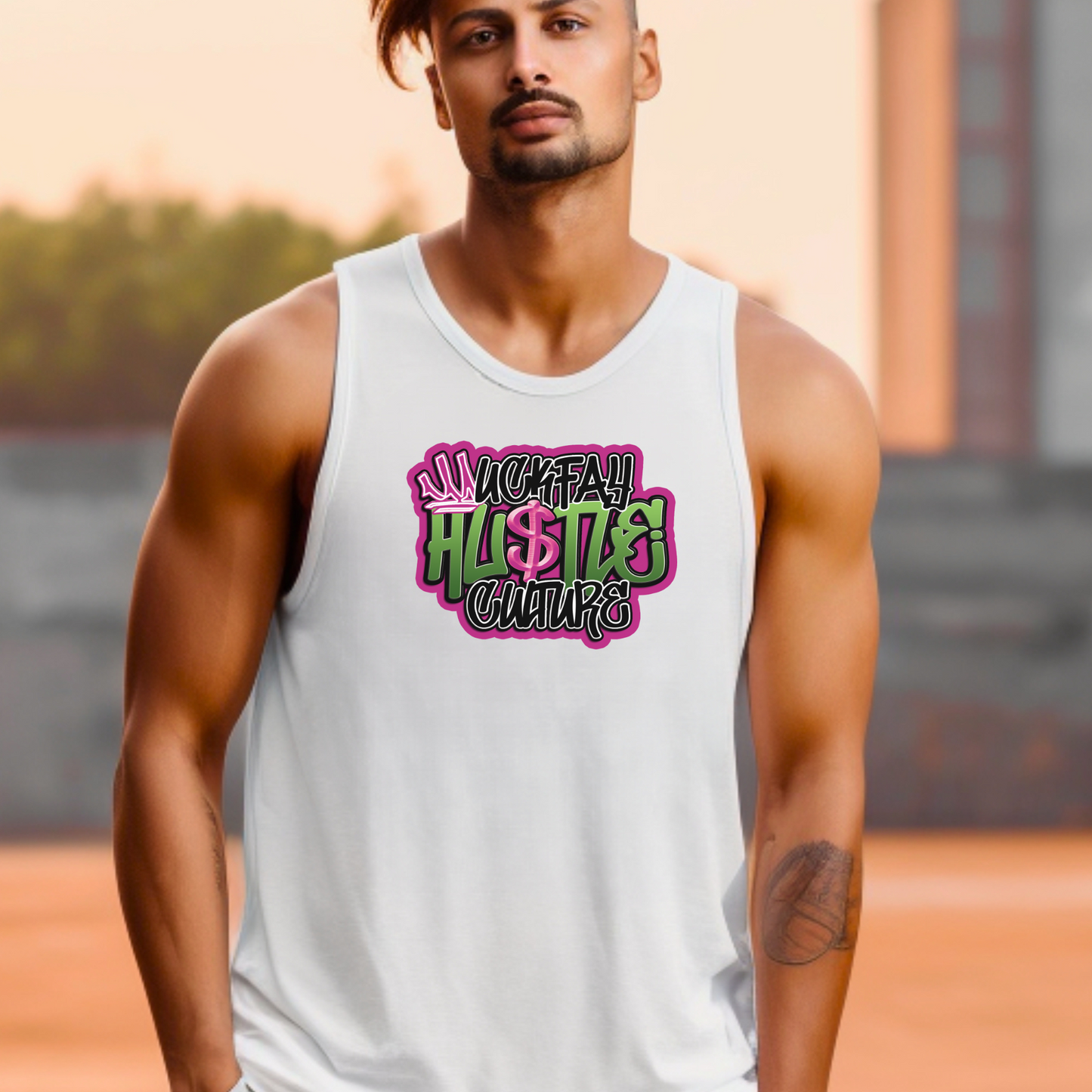 Uckfay Hu$tle Culture Unisex Jersey Tank