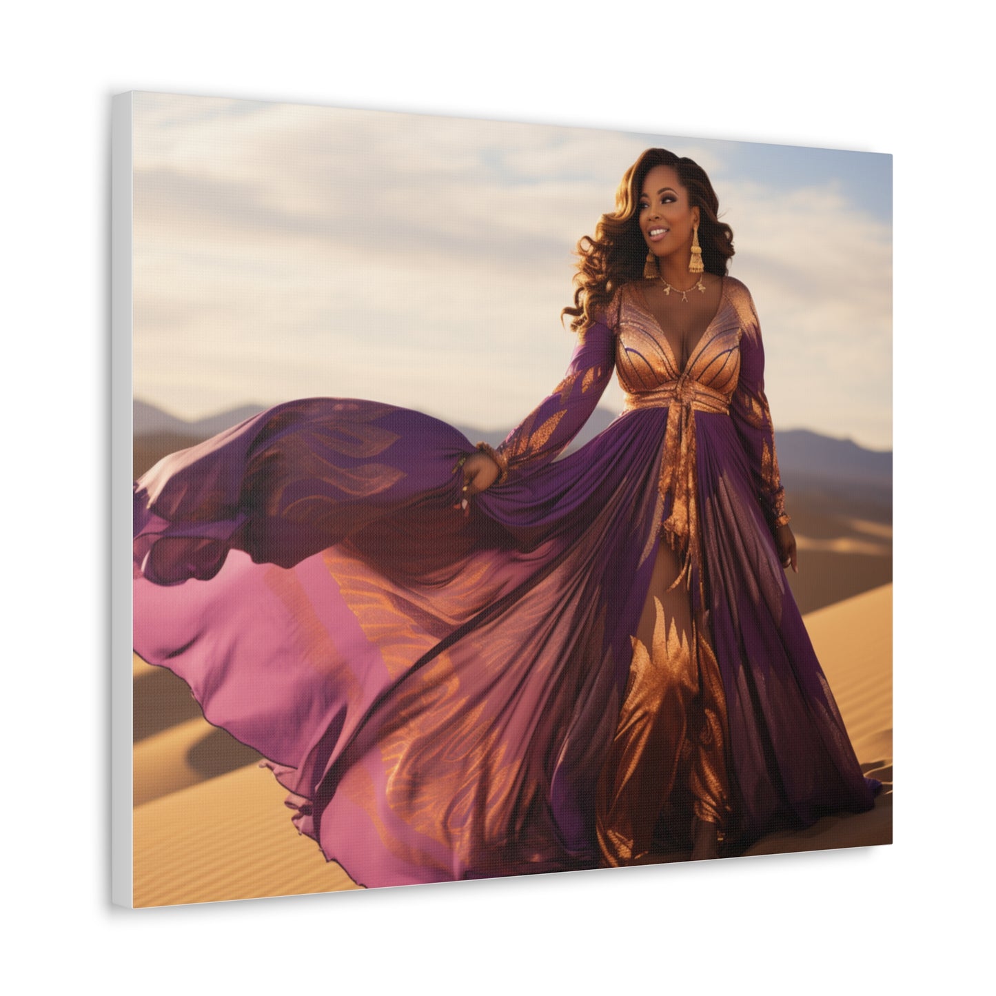 "Royal African Queen" Canvas Gallery Wrap