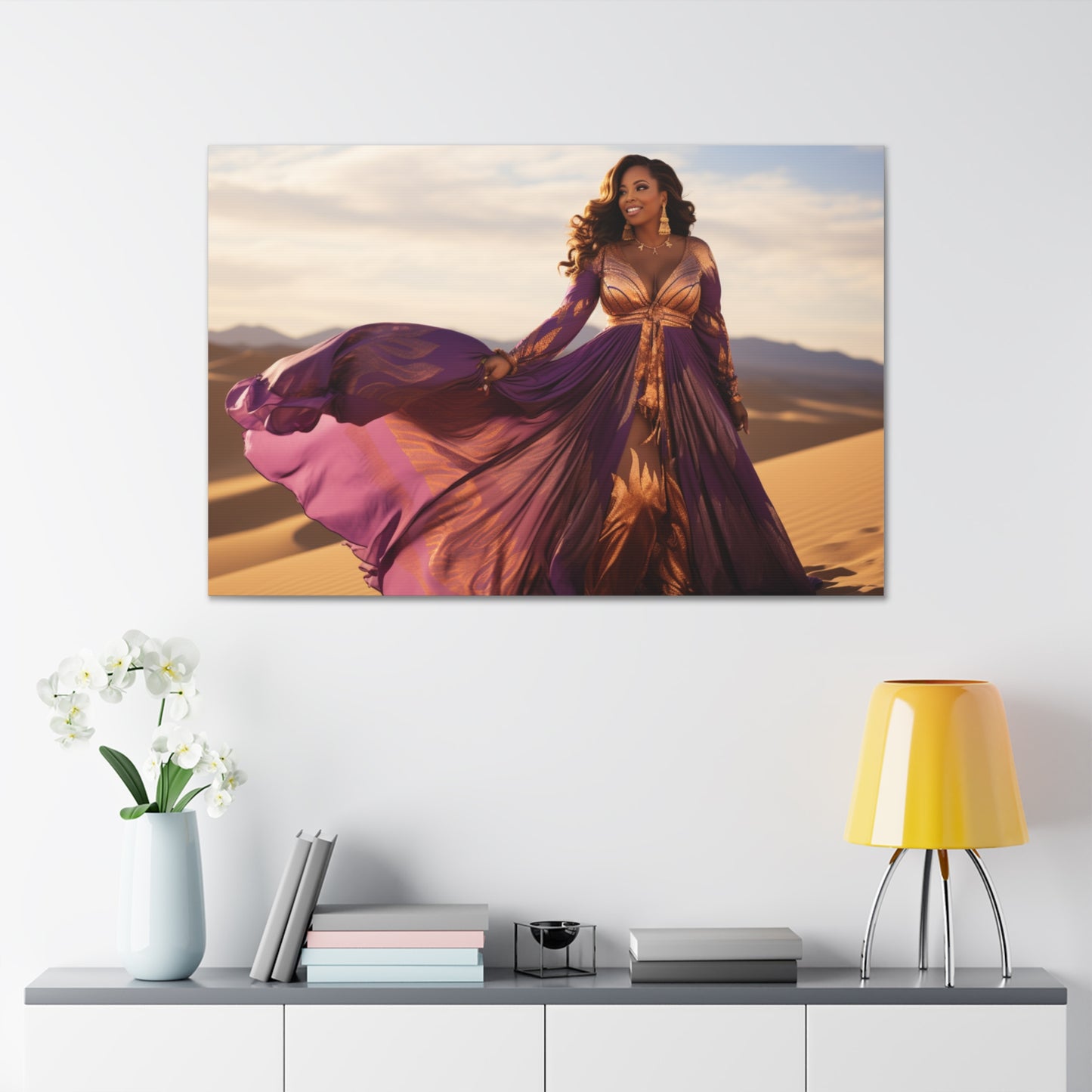 "Royal African Queen" Canvas Gallery Wrap