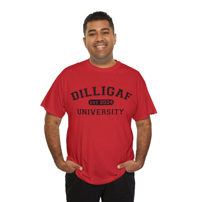 DILLIGAF University Unisex Heavy Cotton Tee